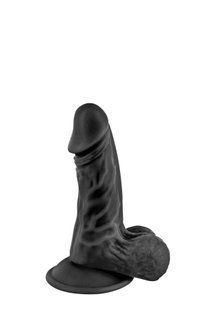 Фалоімітатор із присоскою Real Body Real Mike Black діаметр 3,8 см SO4030 фото