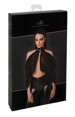 Болеро Noir Handmade F349 Tulle bolero - L черное
