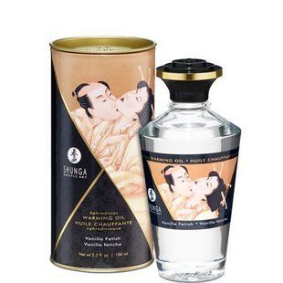 Разогревающее масло Shunga Aphrodisiac Ваниль 100мл SO2496 фото