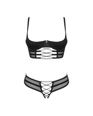 Комплект Obsessive Roxelia 2-pcs crotchless set XL/2XL