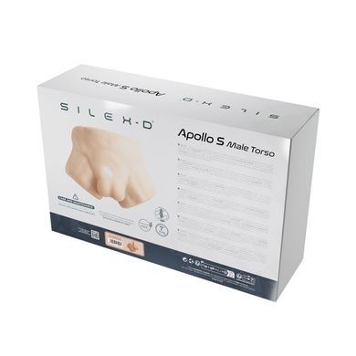 Полуторс с фаллоимитатором SilexD Apollo S Male Torso Caramel SX0813 фото