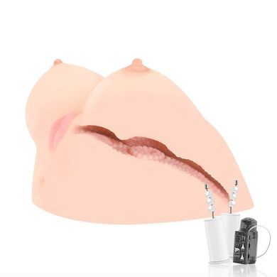 Мастурбатор Kokos Juilana Breast 2WayPlus з вібрацією SO2485 фото