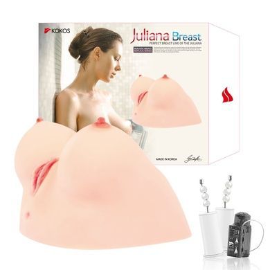 Мастурбатор Kokos Juilana Breast 2WayPlus з вібрацією SO2485 фото