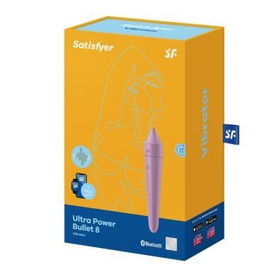 Смарт минивибратор Satisfyer Ultra Power Bullet 8 Lilac SO5438 фото