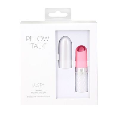 Вібратор Pillow Talk Lusty Luxurious Flickering Massager Pink SO7751 фото