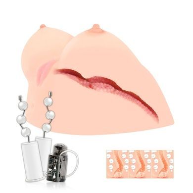 Мастурбатор Kokos Juilana Breast 2WayPlus з вібрацією SO2485 фото