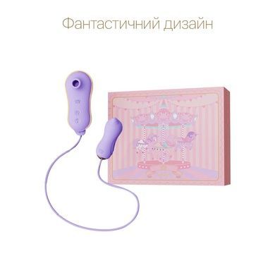 Виброяйцо и вакуумный стимулятор Zalo UNICORN Violet SO6685 фото