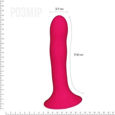Дилдо с присоской Adrien Lastic Hitsens 4 Pink AD24041 фото