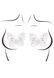 Пестис-метелики з кристалів Leg Avenue Chrysallis nipple sticker, наліпки, світяться у темряві