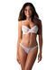 Комплект Obsessive Alissium 2-pcs set, XL/2XL, кружево, лиф с мягкой чашкой, трусики танга