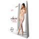 Сітчастий бодістокінг з відкритим животом Passion BS081 white One size