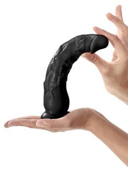 Фаллоимитатор с присоской Real Body Real Justin Black диаметр 4,2 см SO4031 фото