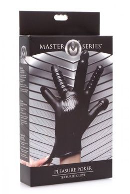 Рукавичка з різними текстурами Master Series Pleasure Poker Textured Glove SX1183 фото