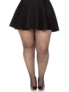 Панчохи Leg Avenue Spandex micro net tights Black 1X/2X