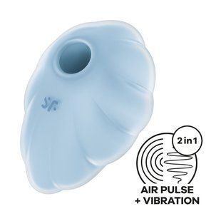 Вакуумний стимулятор Satisfyer Cloud Dancer Blue SO8974 фото