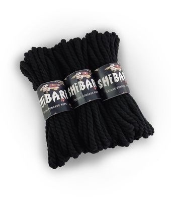 Хлопковая веревка Feral Feelings Shibari Rope 8 м черная SO4002 фото