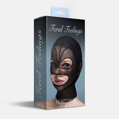 Маска сетка с открытым ртом и глазами Feral Feelings Black/Black SO9322 фото