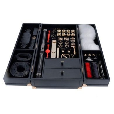 БДСМ-набір LOCKINK BDSM Play Kit Crocodile Leather SX0819 фото