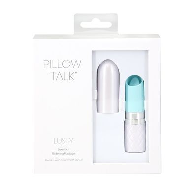Вібратор Pillow Talk Lusty Luxurious Flickering Massager Teal SO7752 фото