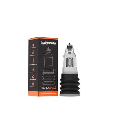 Гідропомпа Bathmate Hydromax 3 Clear до 4,5 см SX2297 фото