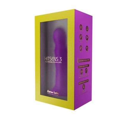 Дилдо з присоскою Adrien Lastic Hitsens 3 Purple AD24023 фото