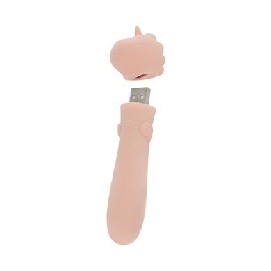 Вибратор-единорожка Unihorn USB Bullet - Heart Throb, виброшар, USB-зарядка SX2866 фото