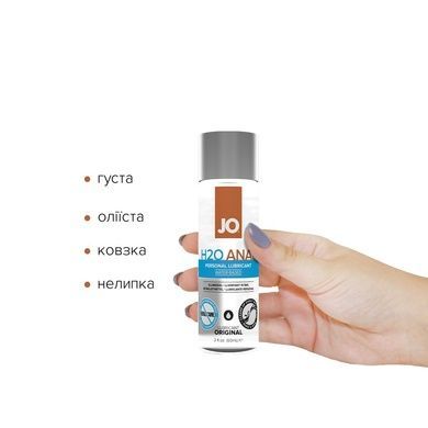 Анальна змазка на водній основі JO ANAL H2O 60мл SO1455 фото