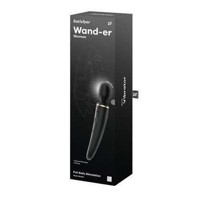 Вибромассажер Satisfyer Wand-er Woman Black/Gold SO3456 фото