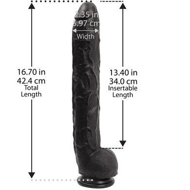 Фалоімітатор Doc Johnson Dick Rambone Cock Black SO4555 фото