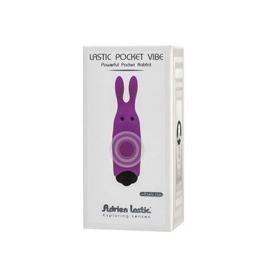 Вибропуля Adrien Lastic Pocket Vibe Rabbit Purple AD33483 фото