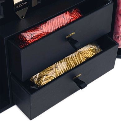 БДСМ-набір LOCKINK BDSM Play Kit Crocodile Leather SX0819 фото