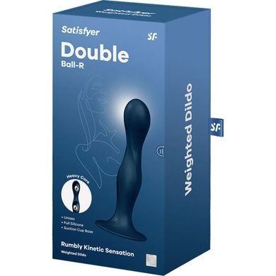 Дилдо Satisfyer Double Ball-R Dark Blue SO8773 фото