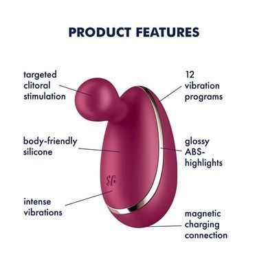 Вібратор Satisfyer Spot On 1 Berry SO8413 фото