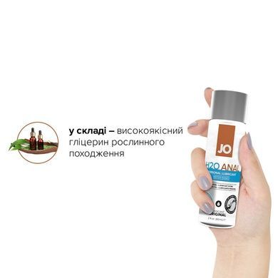 Анальна змазка на водній основі JO ANAL H2O 60мл SO1455 фото
