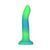 Фалоімітатор що світиться в темряві ADDICTION Rave 8 Dildo Blue Green SO6849 фото