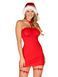 Пеньюар Obsessive Kissmas chemise red S/M