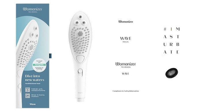 Насадка-стимулятор для душу Womanizer Wave White SO8764 фото