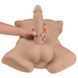 Торс с фаллоимитатором SilexD Apollo L Male Torso Caramel SX0814 фото 5