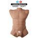 Торс с фаллоимитатором SilexD Apollo L Male Torso Caramel SX0814 фото 2