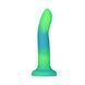 Фалоімітатор що світиться в темряві ADDICTION Rave 8 Dildo Blue Green SO6849 фото 1