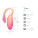 Смарт-віброяйце Magic Motion Flamingo Max Orange SX2193 фото 4