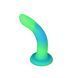 Фалоімітатор що світиться в темряві ADDICTION Rave 8 Dildo Blue Green SO6849 фото 2