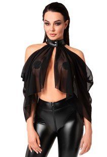 Болеро Noir Handmade F349 Tulle bolero - XXL чорне