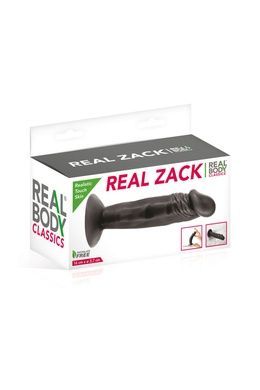 Фаллоимитатор с присоской Real Body Real Zack Black диаметр 3,7 см SO4032 фото