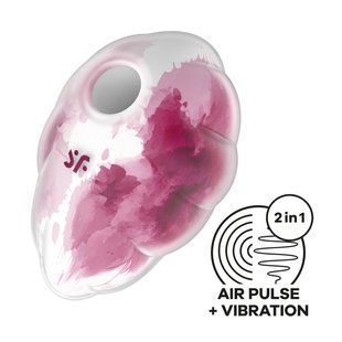Вакуумний стимулятор Satisfyer Cloud Dancer Red SO8975 фото