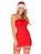 Пеньюар Obsessive Kissmas chemise red L/XL