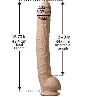 Фалоімітатор Doc Johnson Dick Rambone Cock White SO4556 фото