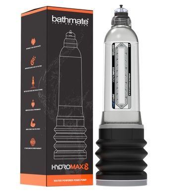 Гідропомпа Bathmate Hydromax 8 Clear до 5,5 см SX2298 фото
