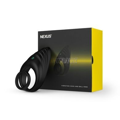 Эрекционное виброкольцо Nexus Enhance Vibrating Cock and Ball Ring SO6639 фото