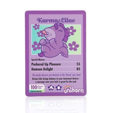 Вібратор-єдиноріжка Unihorn - Karma Lilac, з пульсацією SX2867 фото